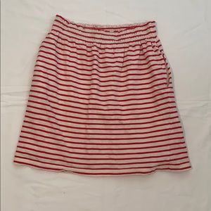 striped skirt